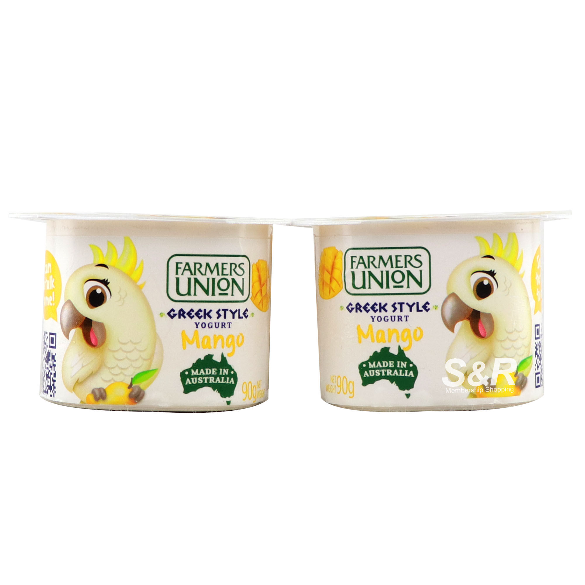 Farmers Union Greek Style Yogurt Mango 2pcs